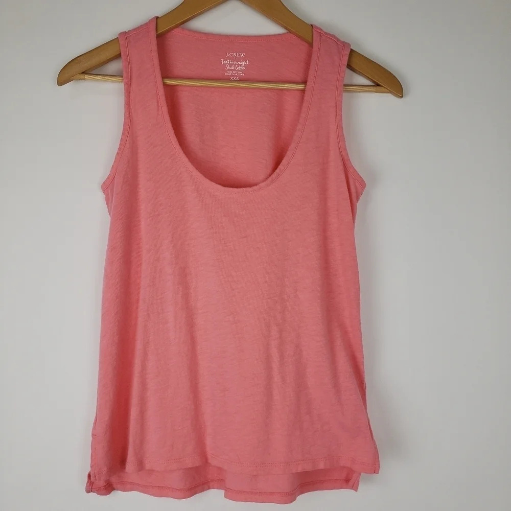 J. Crew Featherweight Slub Cotton Tank Top